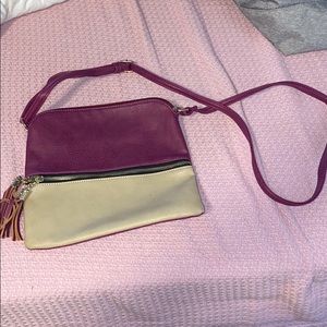 Adorable leather crossbody purse